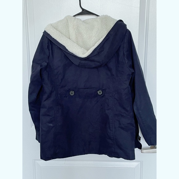 Gap women’s navy shearling jacket - Picture 3 of 5